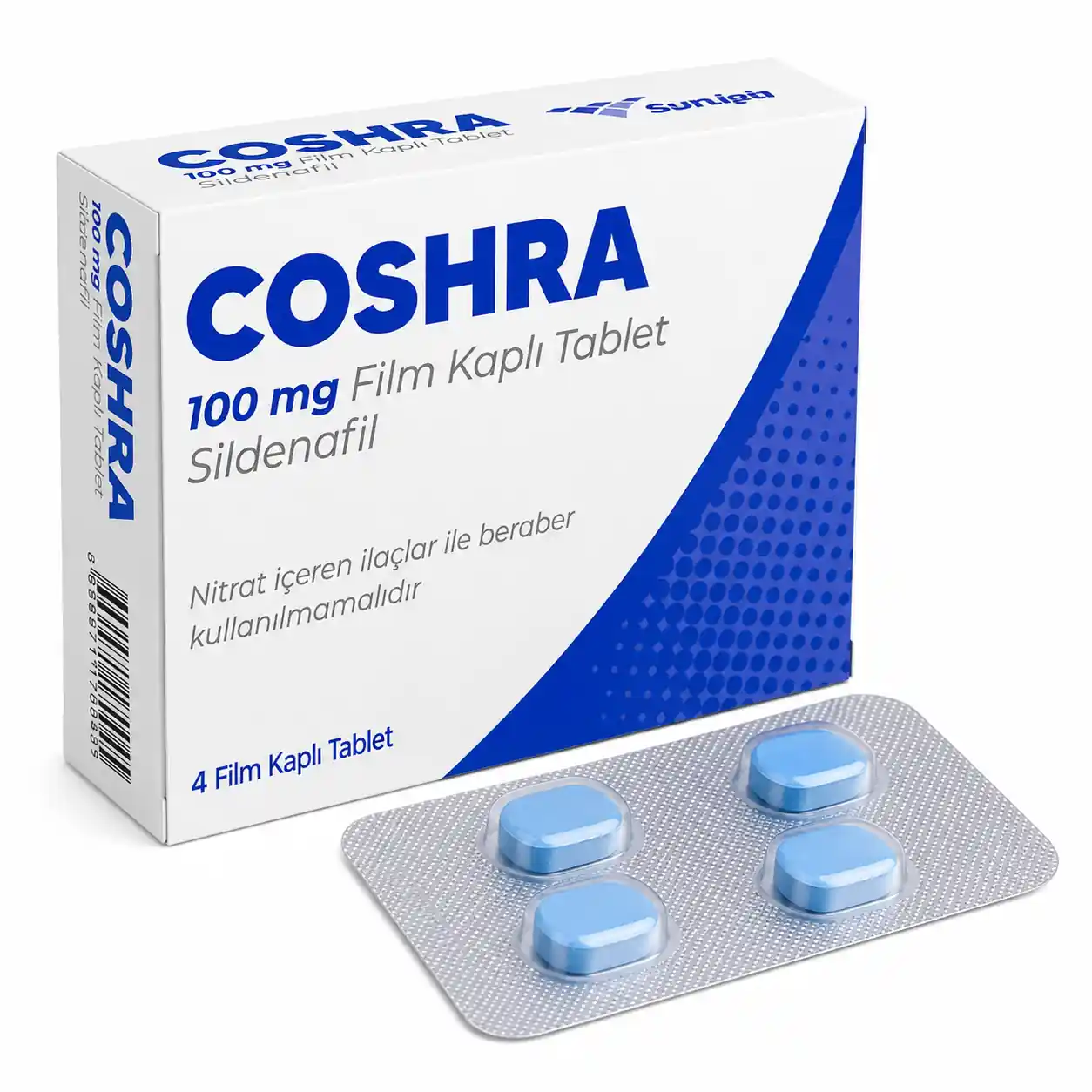 Coshra 100 Mg 4 Tablet Eczane Fiyatı ve Orijinal Satışı