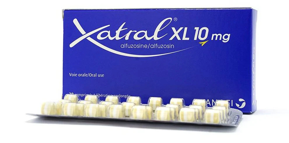 Xatral-xl-10-mg Xatral XL 10 mg uzatılmış salımlı alfuzosin – BPH semptomlarında kullanılan 30 tablet ambalajı